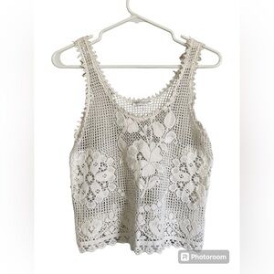 Michelle Nicole Wesley Vintage Lace Top